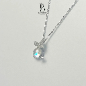 Dây chuyền nữ BacBliss bướm đính đá lấp lánh | S925 | ( Mã DC002 )