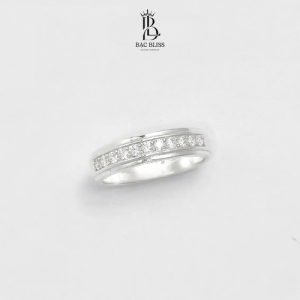 Nhẫn bạc Nam , tinh tế Bạc Bliss- NN002