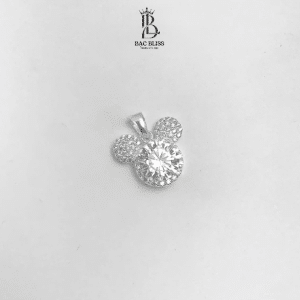 Mặt Dây Chuyền Bạc Bacbliss thiết kế Hình Mickey MDC-002