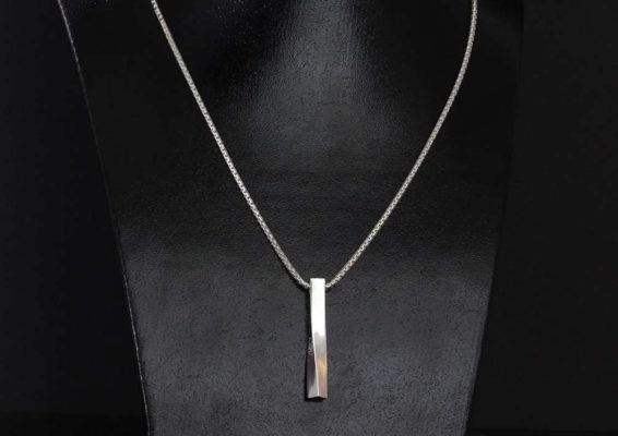 Top mặt dây chuyền bạc nam