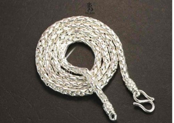 Dây chuyền bạc nam 1 cây