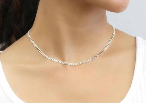 dây chuyền bạc nam đơn giản 