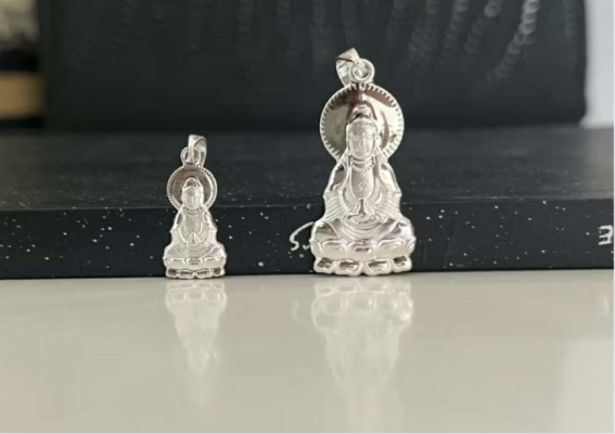 Mặt Dây Chuyền Phật Quan Âm với thiết kế tinh xảo